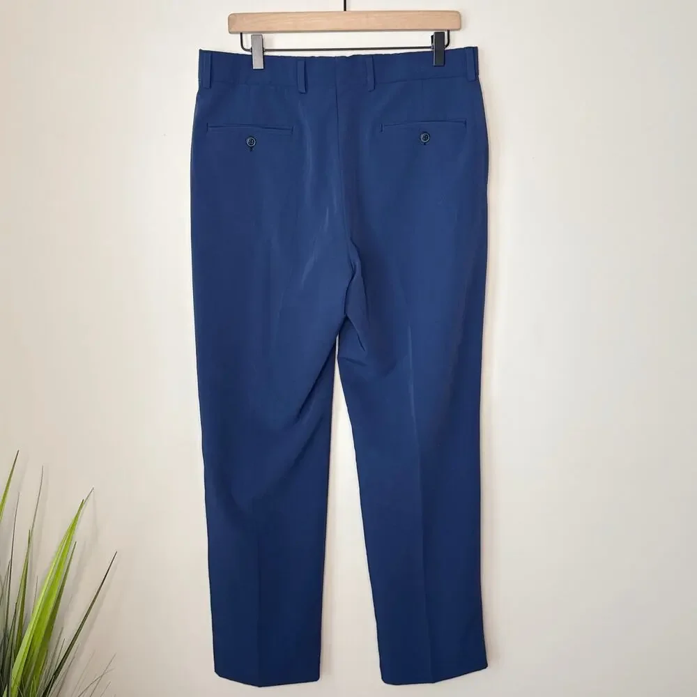 1946 by Ballin Men's Total Comfort Stretch Navy Dress Pants Slack Size 35W x 32L